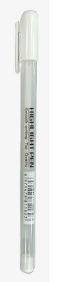 RSC CHAUE WHITE GEL PEN GP-801A D19-76