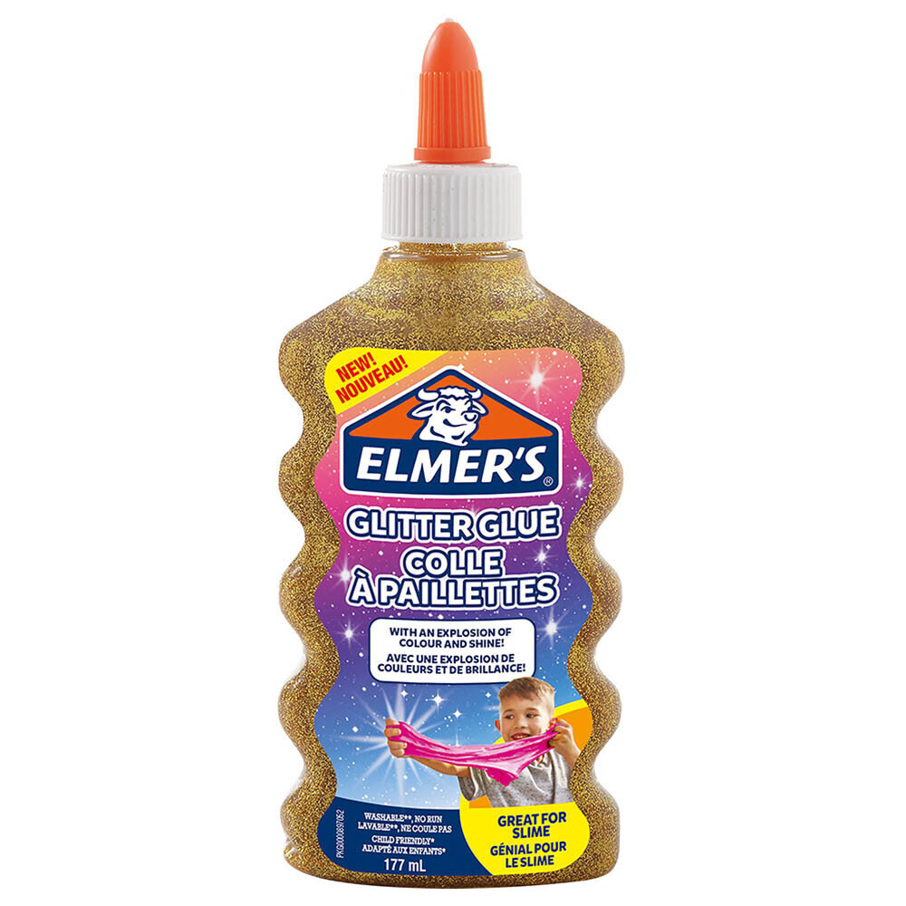 ELMER&#39;S GLITTER GLUE 177ML GOLD