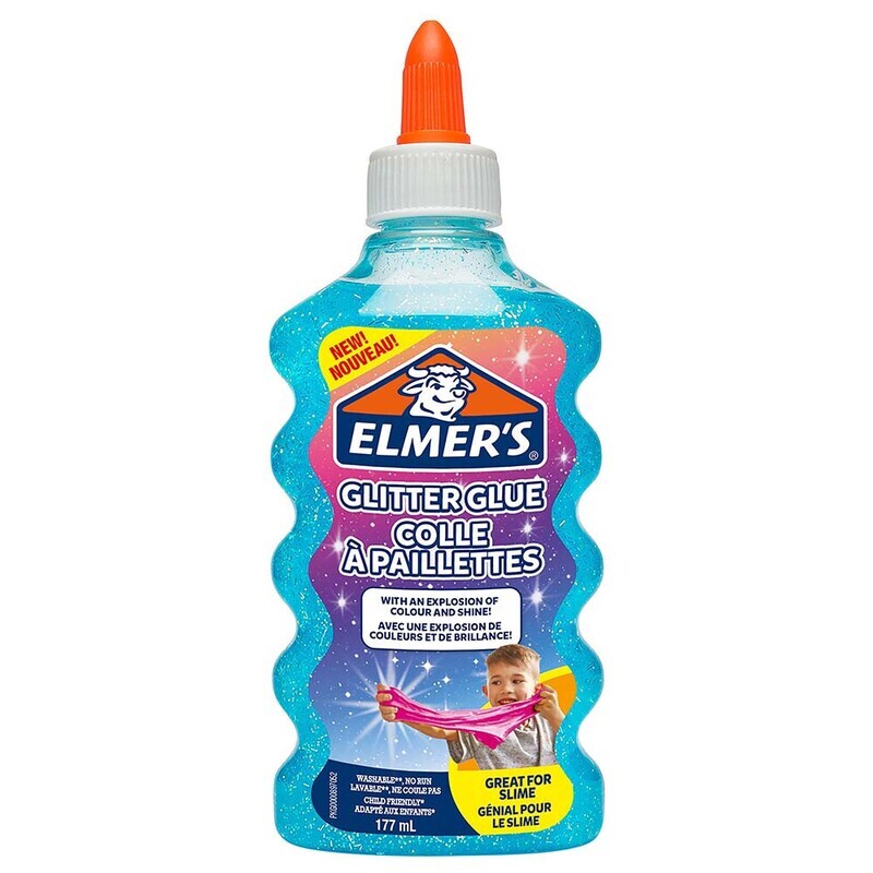 ELMER&#39;S GLITTER GLUE 177ML BLUE