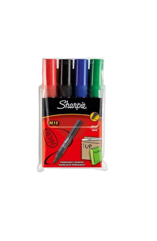 SHARPIE 4 COLOR BULLET PERMANENT MARKER PACK
