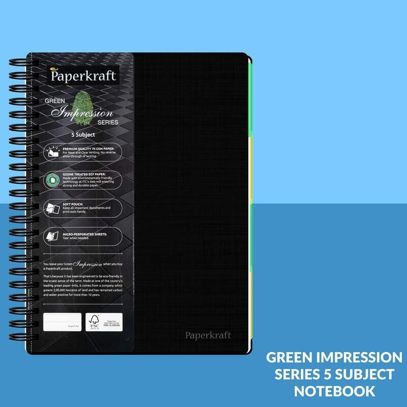 PAPERKRAFT B5 5 SUBJECT BOOK SGL LINE 300P