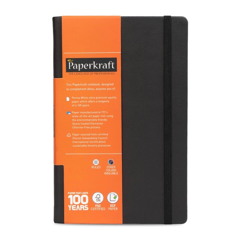 PAPERKRAFT A5 NOTE BOOK HARD BOUND GREY 240P