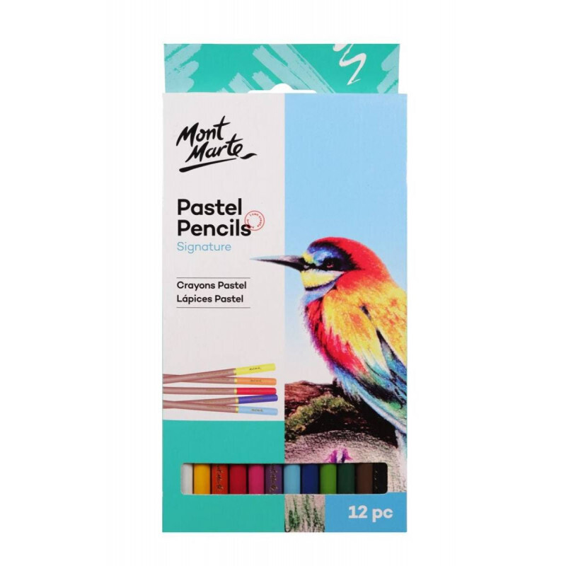 MM 12PCS PASTEL PENCILS MPN0098