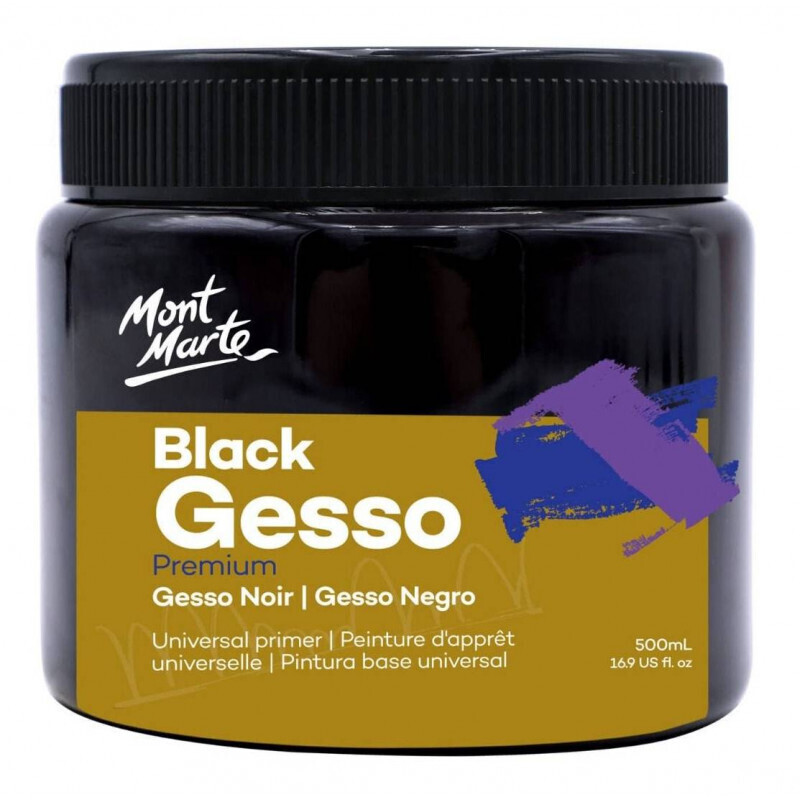 MM 500ML BLACK GESSO MPA0040