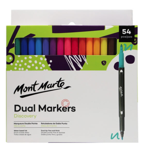 MM 54PCS DUAL MARKERS MMPM0019