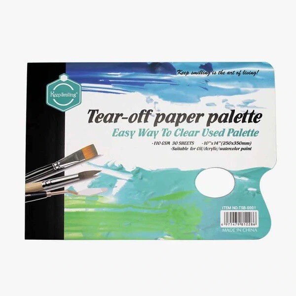 RSC 10X14&quot; TEAR OFF PAPER PALETTE 36SHS D16-186
