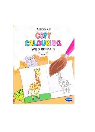 NAVNEET COPY COLOURING BOOK-WILD ANIMAL F0969