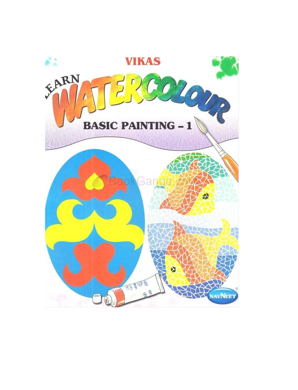 VIKAS LEARN WATER COLOUR BASIC PAINTING BK 1 &amp; 2