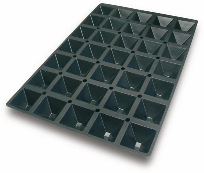 SCHNEIDER 40X60CM SILICONE BAKING MOULD PYRAMIDS