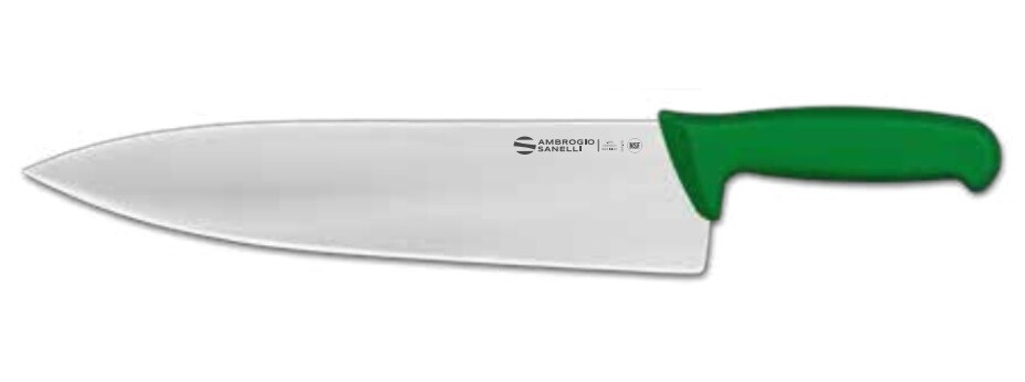 SANELLI 30CM CHEF KNIFE ASSTD S349.030, Colour: Green