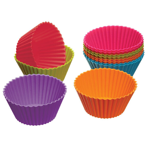 KC CW 1X12PCS SILICON CUP CAKE CASES CWSILCUPCASES