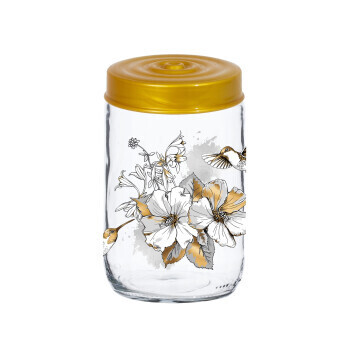 HEREVIN 660CC CANISTER-GOLD FLOWER 171441-065