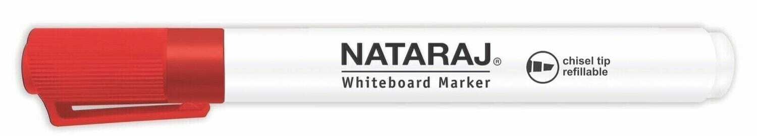 NATARAJ WHITE BOARD MARKER RED