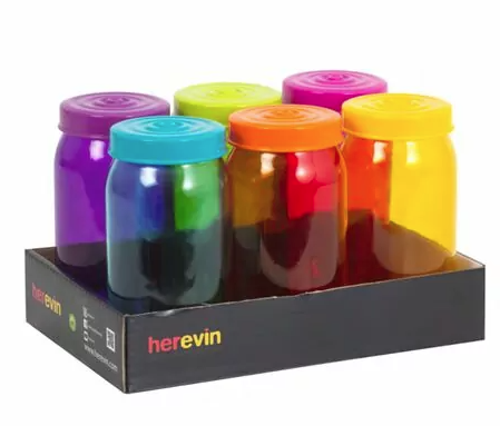 HEREVIN (1X6) 1000CC CANISTER COLOR ASSTD-(781)