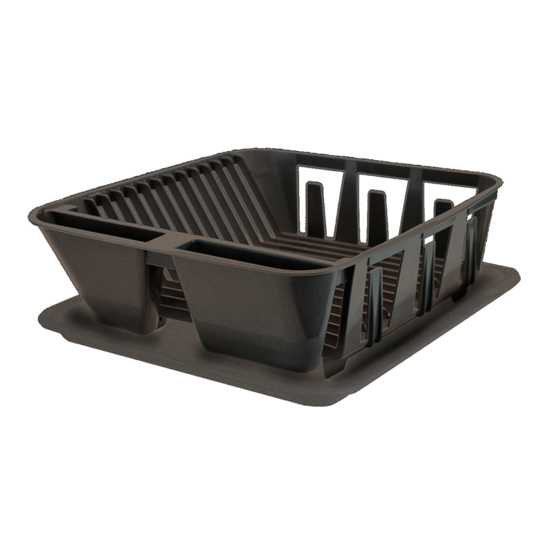 DENOX DISH DRAINER W/TRAY &amp; CUTLERY 21500