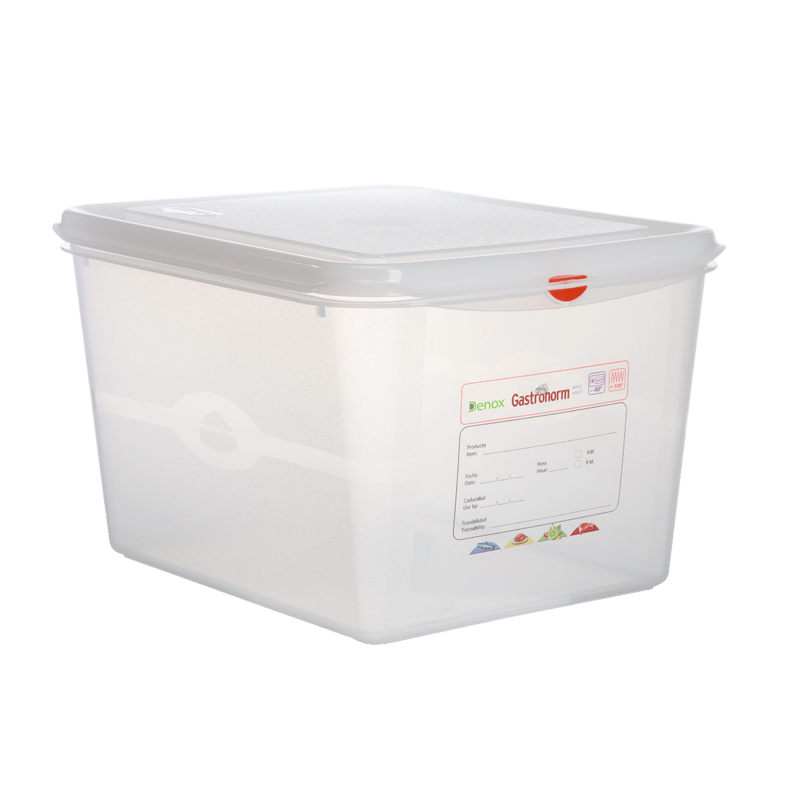DENOX PC GN 1/2 200MM AIRTIGH FOOD BOX 12.5L 12490