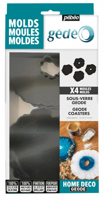 PEBEO GEDEO 4PCS COASTER MOLDES SILICON 766613