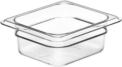 CAMBRO PC 1/6 65MM GN PAN CLEAR 62CW135