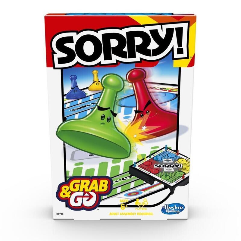 HASBRO SORRY GRAB &amp; GO E6796