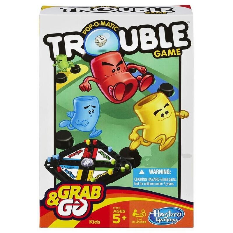 HASBRO TROUBLE GRAB &amp; GO B1003
