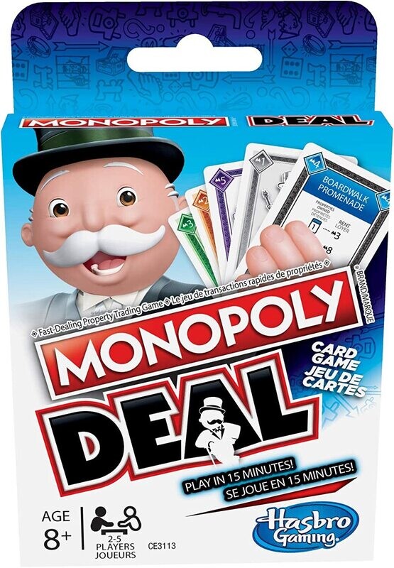 HASBRO MONOPOLY DEAL CARD GAME E8113