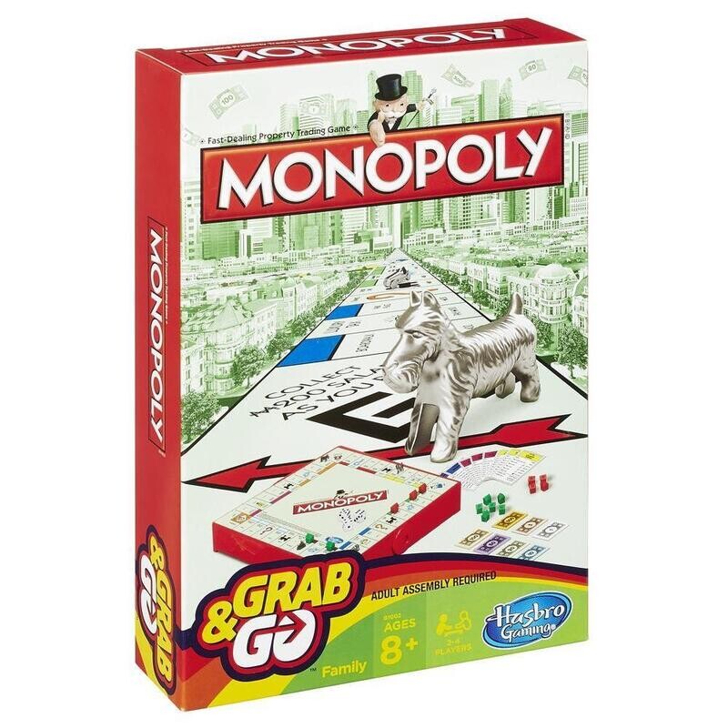 HASBRO MONOPOLY GRAB &amp; GO B1002