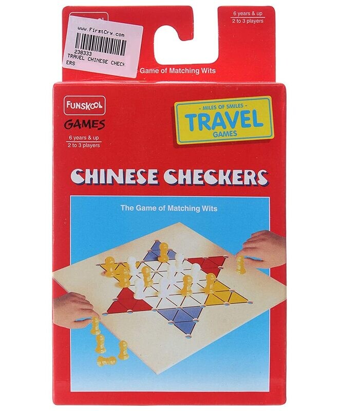 FUNSKOOL CHINESE CHECKERS TRAVEL