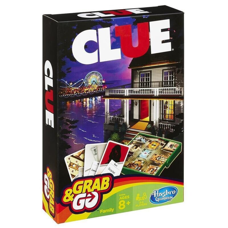 HASBRO CLUE GRAB &amp; GO B0999