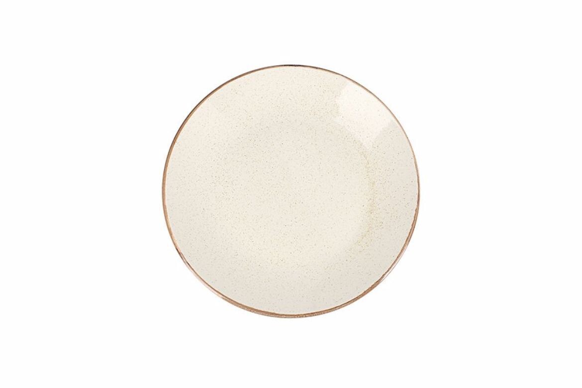 PORLAND 24CM SEASONS BEIGE FLAT PLATE 001655