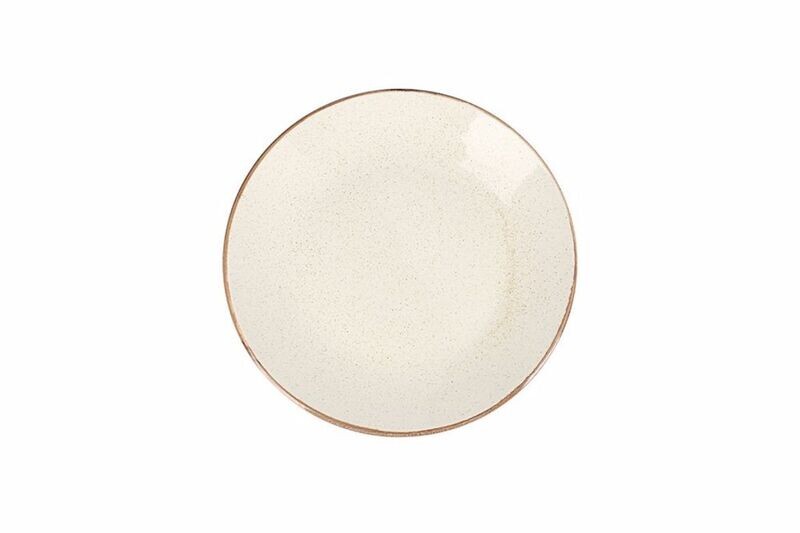 PORLAND 24CM SEASONS BEIGE FLAT PLATE 001655