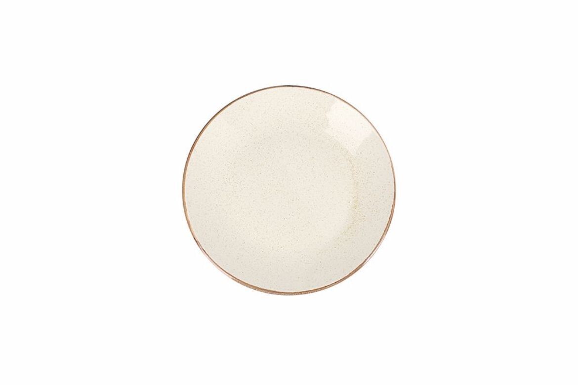 PORLAND 18CM SEASONS BEIGE FLAT PLATE 001486