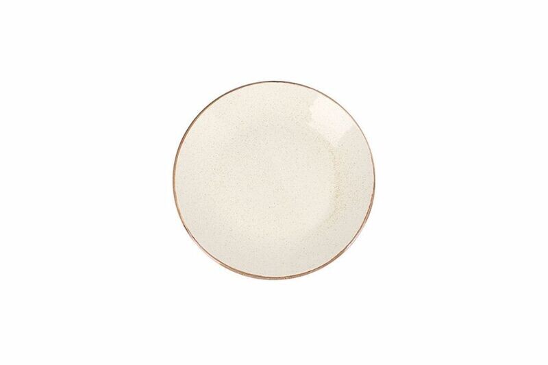 PORLAND 18CM SEASONS BEIGE FLAT PLATE 001486