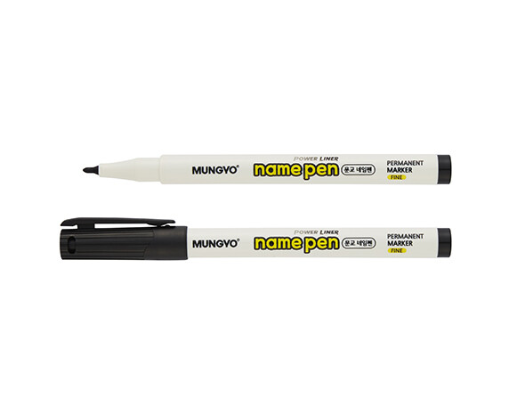 MUNGYO NAME PEN PERMANENT MARKER BLACK PES12