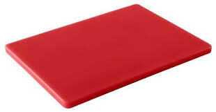 DURAWARE CUTTING BOARD 44X27X2CM ASSTD, Colour: Red