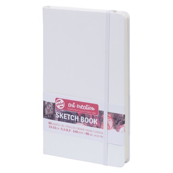 ROYAL TALENS 13X21CM WHT SKETCH BOOK 80SHS 140GSM