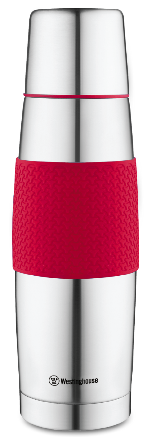 WESTINGHOUSE SS 750ML VACUUM GRIP BOTTLE RED