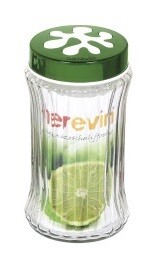HEREVIN 1.55LIT CANISTER W/STRIPES ASTD 135907-000