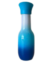 HEREVIN 1LIT CARAF BOTTLE BLUE-WHITE 111656-077