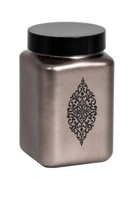 HEREVIN 1.5LIT CANISTER-METALLIC SILVER/COPPER
