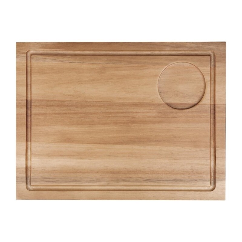 OLYMPIA DP139 310X240MM STEAK BOARD ACACIA LARGE
