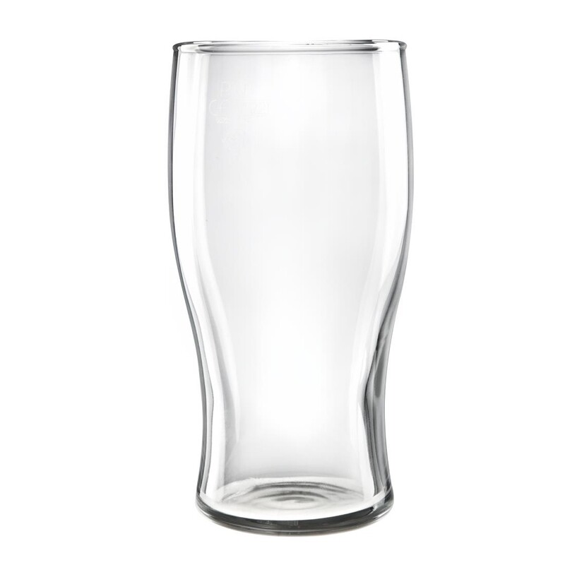 NISBETS D934 570ML TULIP TOUGHENED BEER GLASS