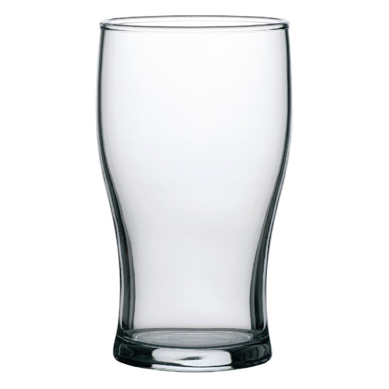 NISBETS D938 285ML TULIP TOUGHENED BEER GLASS
