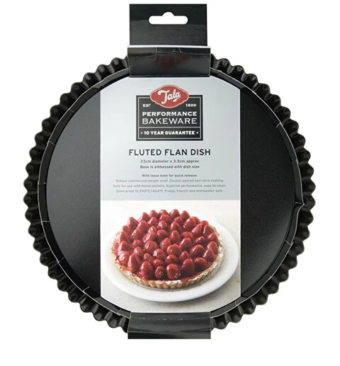 TALA NON STICK 23X3.5CM FLUTED FLAN DISH 10A10683