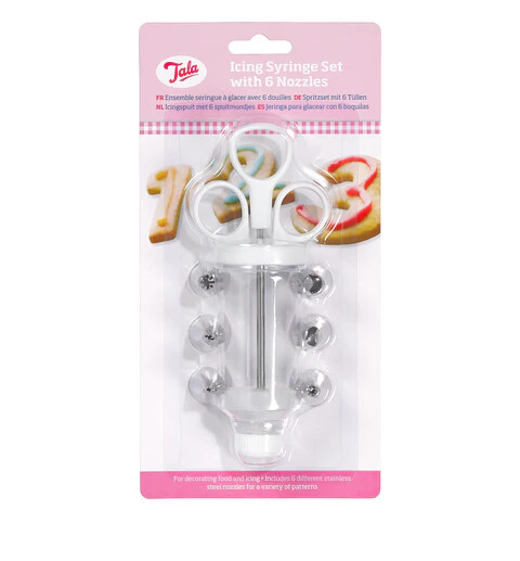 TALA 6PCS ICING SYRINGE NOZZLES SET 10A09934
