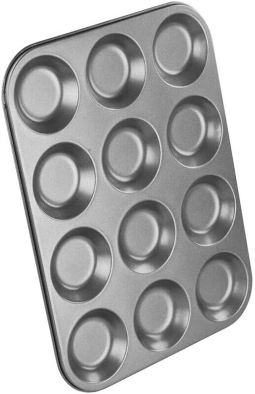 CHEFAID 12 CUP SHALLOW BUN TIN 10E10285