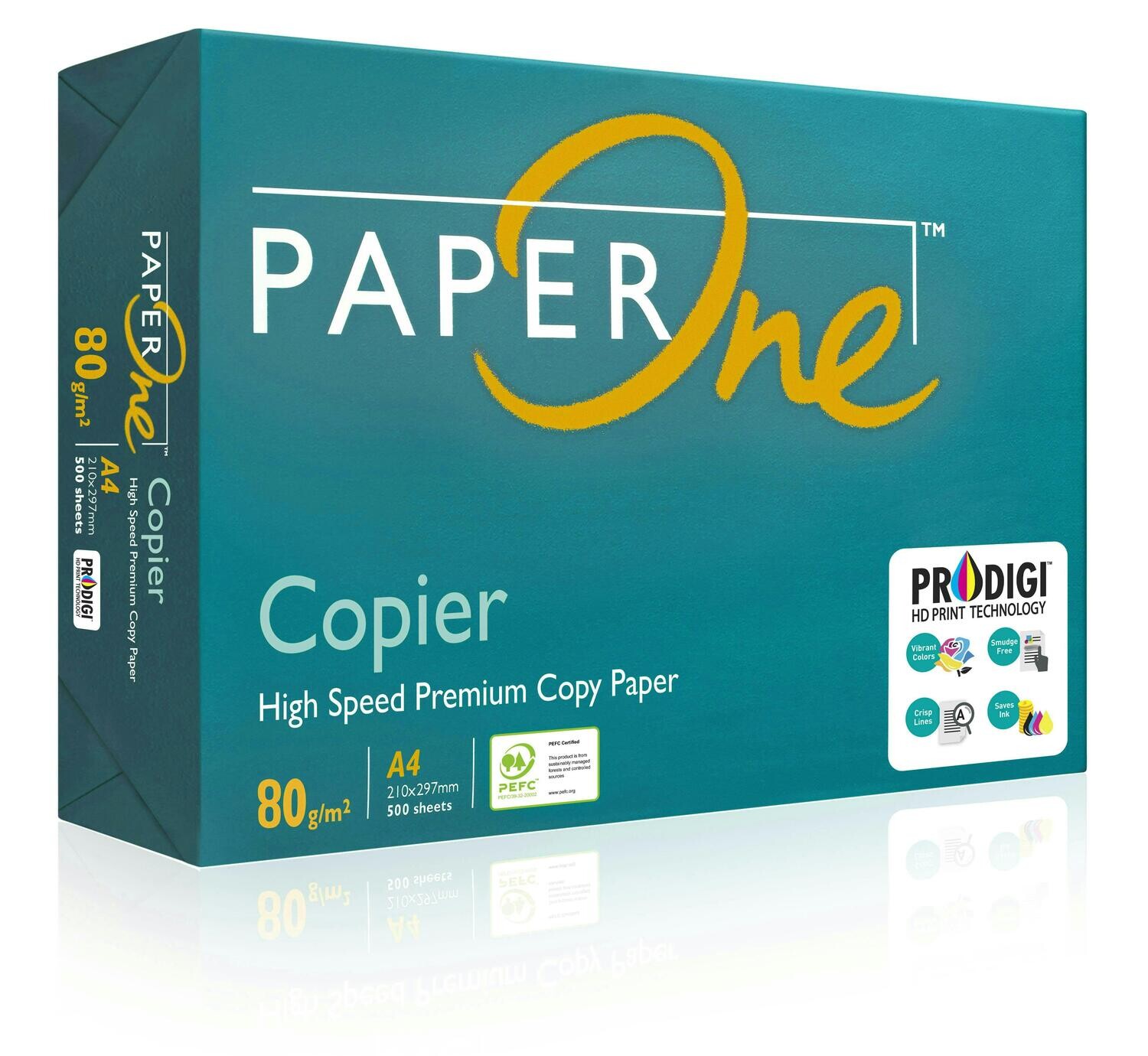 PAPERONE A4 COPIER PHOTOCOPY PAPER 80GSM 500SHS