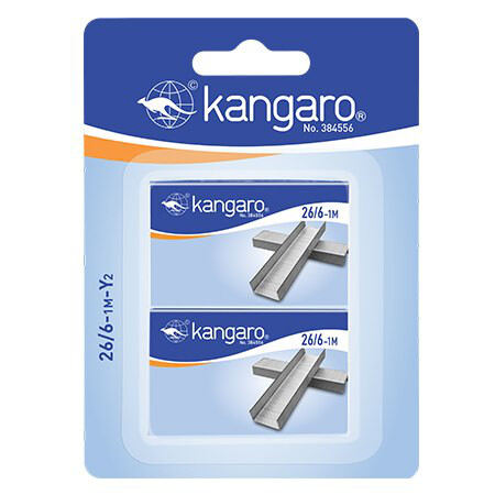 KANGARO STAPLES 26/6-1M/Y2 SET OF 2