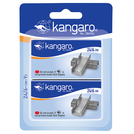 KANGARO STAPLES 24/6-1M/Y2 SET OF 2