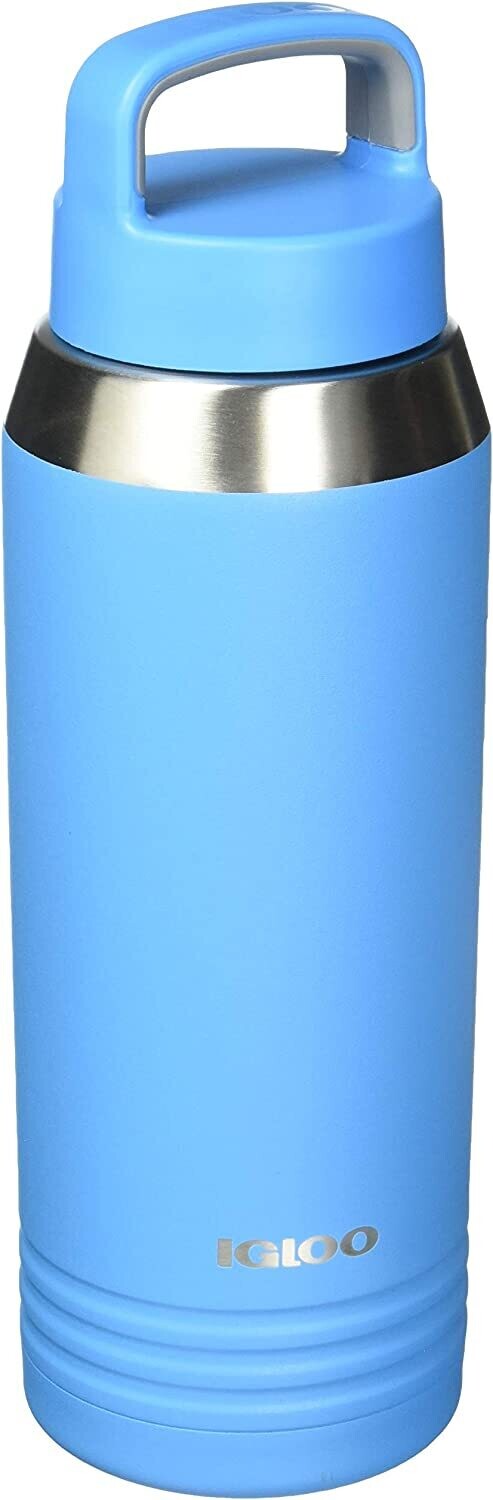 IGLOO 36OZ VACUUM INSULATED BOTTLE BLUE