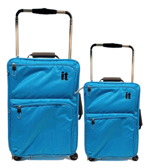 IT LUG WORLD&#39;S LIGHTEST 2PC TROLLEY BLUE JEWEL SET